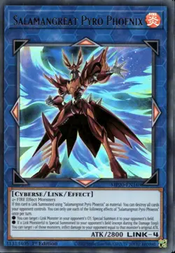 Salamangreat Pyro Phoenix 1st Ed Ultra Rare MP20-EN169 Yu-Gi-Oh! - Image 1