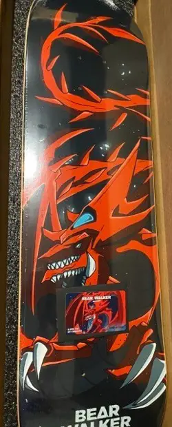 Bear walker x Yu-Gi-Oh Slifer The Sky Dragon Skateboard Limited 2258/2500 - Image 1