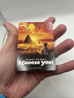 2017 Pikachu & Ash Pokemon the Movie I Choose You Promo Insert Card - Image 4