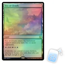 FOIL SEA OF CLOUDS Commander Legends: Battle For Baldur's Gate Magic MTG CARD - Image 1
