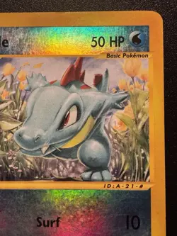Totodile 134/165 Expedition Pokemon Card Reverse Holo Foil Rare HP - Image 4