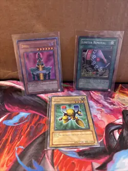 YuGiOh Card Lot Retro Pack 2 Jinzo Limiter Removal Beta The Magnet Warrior NM - Image 1