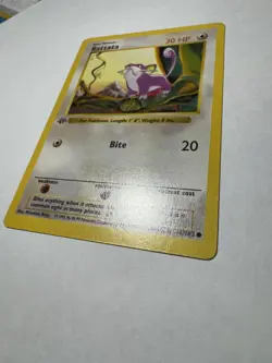 Pokemon TCG 1st Edition Shadowless Base Set Rattata 61/102 - Image 5