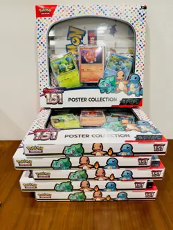 Pokemon TCG Scarlet & Violet - 151 Poster Collection Sealed Box - Lot Of 6 - Image 1