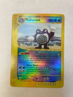 Pokemon Poliwrath 024/165 Expedition Base Set Reverse Holo Rare Stage 2 100 HP - Image 3