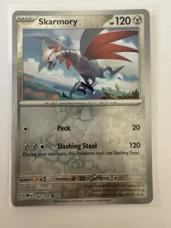 Skarmory 142/197 Reverse Holo Pokemon TCG: Obsidian Flames MINT SHIPPED TODAY - Image 1
