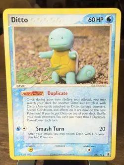 Pokemon Ditto (Squirtle) 064/113 EX Delta Species English - LP - Image 1