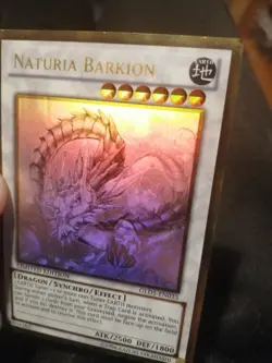 Yugioh Naturia Barkion GLD5-EN033 Gold Ghost Rare Eng - Image 2