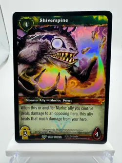 World of Warcraft TCG Foil Promo Tomb of the Forgotten Shiverspine - Image 1