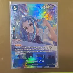 Bandai One Piece Nefeltari Vivi Character Card Holo Heroines EB03-024 4000 HP - Image 1
