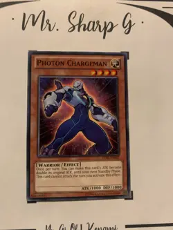 PHOTON CHARGEMAN - LVAL-EN007 ENGLISH Yu-Gi-Oh! CARD COMMON KONAMI - Image 3