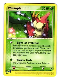 WURMPLE 78/109 Pokemon TCG EX Ruby & Sapphire EXC BUY 2 CARDS GET 1 FREE!! - Image 1