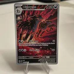 Pokemon TCG Mightyena 243/202 Stage 1 120 HP 50 130 Attack Card - Image 1