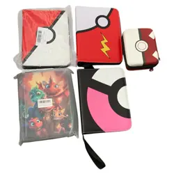 Pokemon Card Book Holder Binder Lot Of 5 - Image 1