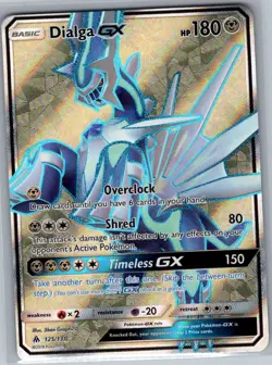 Dialga GX (Full Art) 125/131 SM - Forbidden Light - Pokemon Card - NM - Image 1
