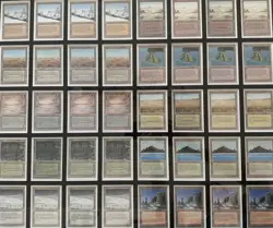 Playset 40 Dual Lands Revised + Foreign White Border Mtg - Image 1