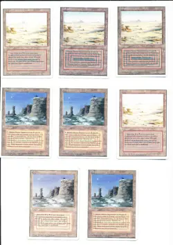 Playset 40 Dual Lands Revised + Foreign White Border Mtg - Image 2
