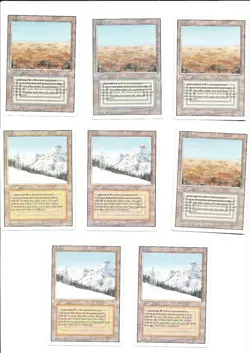 Playset 40 Dual Lands Revised + Foreign White Border Mtg - Image 4