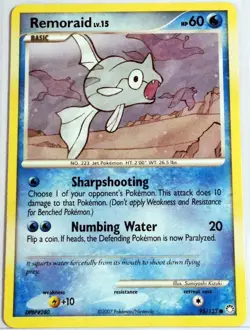 Remoraid - 95/123 Common Diamond & Pearl Mysterious Treasures Pokemon Card - Image 1