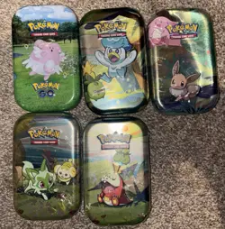 Lot Of 5 SEALED Pokemon TCG Mini Tins *read Description - Image 1
