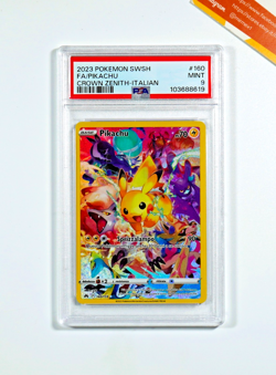 Pokemon PSA 9 Pikachu #160 Zenith Regale 2023 Italiano - Image 1