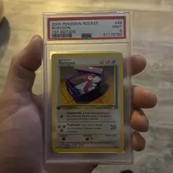 Porygon 48/82 1st Edition 2000 Pokemon Team Rocket PSA 9 Mint - Image 1