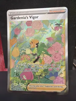 Pokemon Sword-Shield Full Art Gardenias Vigor Crown Zenith #GG61 - Image 1