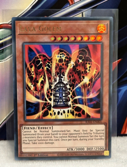 Yu-Gi-Oh! Lava Golem 1st Edition Ultra Rare RA01-EN001 - Image 1