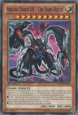 1x (LP) Arcana Force EX - The Dark Ruler - SP13-EN043 - Common - 1st Edition Yu - Image 1