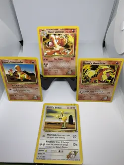 Pokemon TCG Gym Challenge Blaine’s 4 Card Lot #31 #60 #61 #62 /132 CHARMELEON LP - Image 2