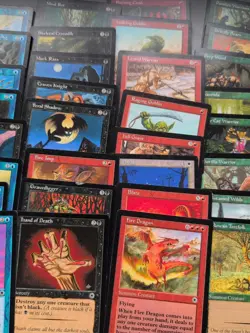 MTG 65 Portal Card Lot. Inc Basic Lands.Old Vintage Mountain Island.Fire Dragon - Image 4