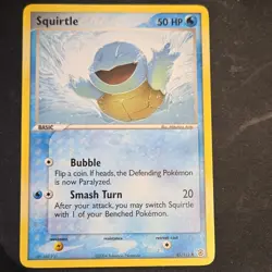 Pokemon Squirtle 2004 Basic 83/112 Regular Card English NM "Nirvana Squirtle" - Image 1