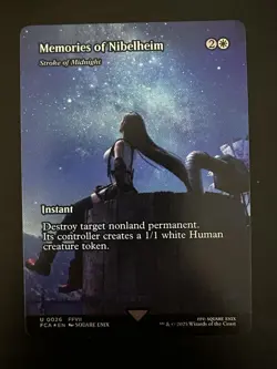 Memories of Nibelheim FOIL NM FINAL FANTASY VII FFVII Magic the Gathering MTG - Image 2