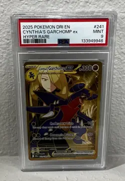 Pokemon Destined Rivals Cynthia’s Garchomp 241/182 Hyper Rare PSA 9 MINT - Image 4
