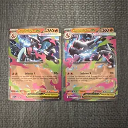 Pokemon Set Mega Charizard X ex 013/094 PF & 029 Black Star Promo Holo M/NM - Image 1