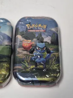 Pokemon Ascended Heroes Mini Tin Lot of 2 Sealed Pikachu Riolu SHIPS TODAY - Image 3