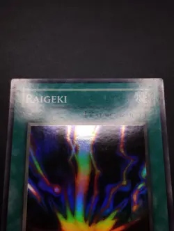 YUGIOH 2003 | RAIGEKI | LOB-G042 | OLD PRINT | GERMAN | EXCELLENT (LP) - Image 4