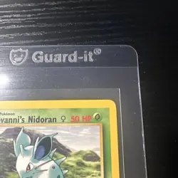 Giovanni’s Nidoran 75/132 1st Edition Gym Challenge WOTC Vintage Pokemon - Image 4