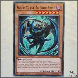 Beast of Talwar - The Sword Summit - SUDA-EN087 - Common 1st Edition Yugioh - Image 1