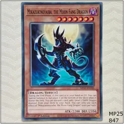 Mikazukinoyaiba, the Moon Fang Dragon - MP25-EN346 - Common 1st Edition Yugioh - Image 1
