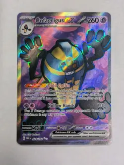 Cofagrigus ex 224/182 Sv04: Paradox Rift Holo Pokemon TCG NM - Image 1