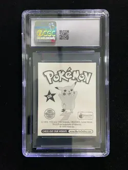1998 Pokemon Merlin TCG Series 1 S30 Special Glitter Pikachu CGC 9 IO86 - Image 2