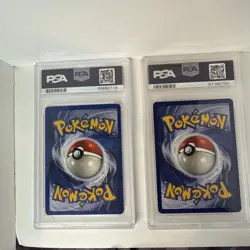 Pokemon 1999 Shadowless Charmander and Charmeleon PSA 5 - Image 4