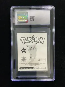 1998 Pokemon Merlin TCG Series 1 S25 Special Glitter Mew CGC 10 IO86 - Image 2