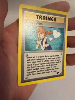 2000 Pokemon - Misty’s Wish Trainer Non-Holo Rare - Gym Challenge 108/132 - WOTC - Image 4