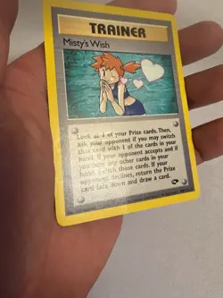 2000 Pokemon - Misty’s Wish Trainer Non-Holo Rare - Gym Challenge 108/132 - WOTC - Image 5