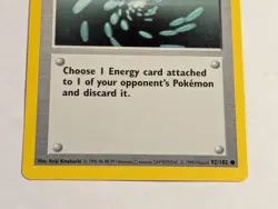 Energy Removal Base Set 92/102 Regular Shadowless Pokemon TCG Combine Ship - Image 3