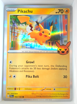 Pikachu 062/193 Trick or Trade 2023 - Stamped Holo Near Mint - English - Image 1