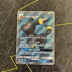 Pokemon Umbreon GX (Full Art) 142/149 Sun & Moon Base Set Ultra Rare - NM - Image 1