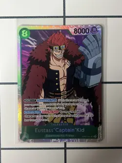 One Piece Tcg Eustass"Captain"Kid OP01-051 Romance Dawn Foil - Image 3